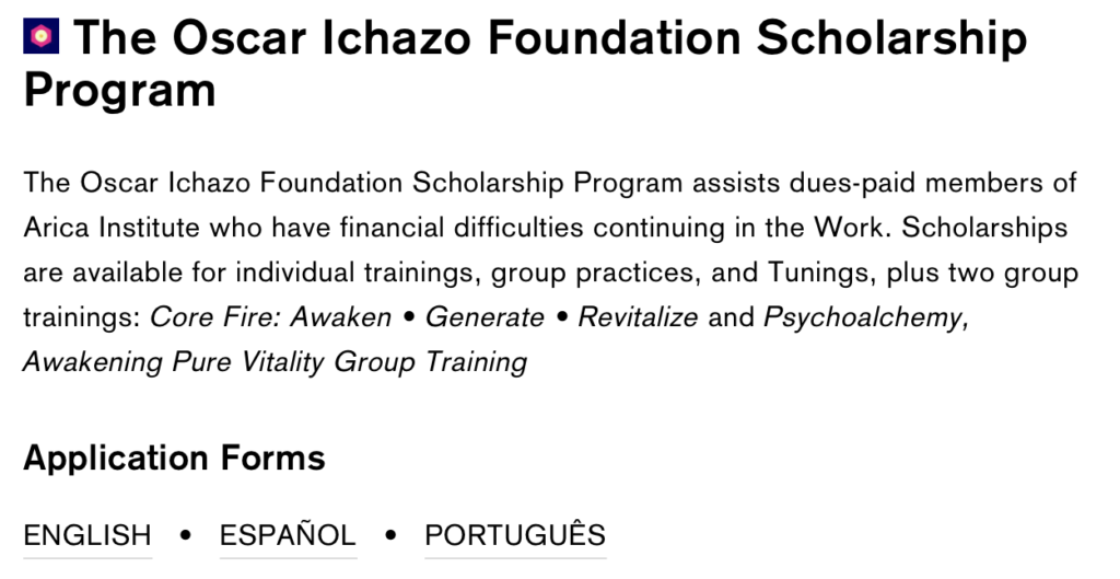 OIF Scholarships